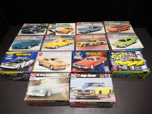 D597【ジャンク品】amt 1/25 Chevelle Baldwin Coronet Impala Dodge Chevy SUPER BEE等 まとめ14点セット プラモデル模型 アメ車 同梱不可拍卖