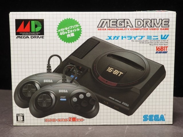 D715【未使用品】セガ メガドライブミニW コントローロパッド2個セット MEGA DRIVE SEGA MD拍卖