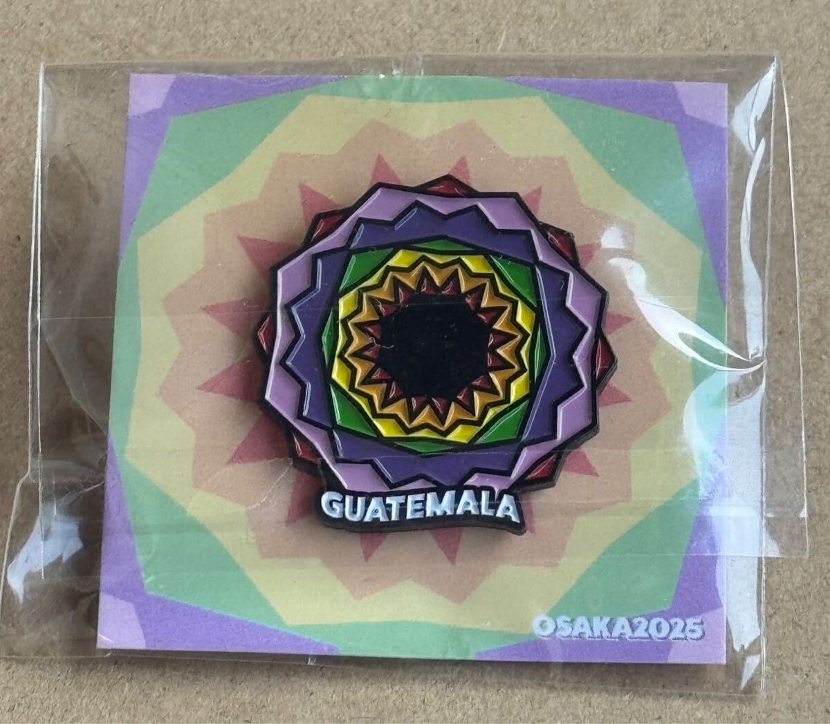 激レア 大阪・関西万博 Expo 2025 グアテマラ館 スタッフピン ピンバッジ ピンズ グアテマラパビリオン(コモンズ-C)拍卖