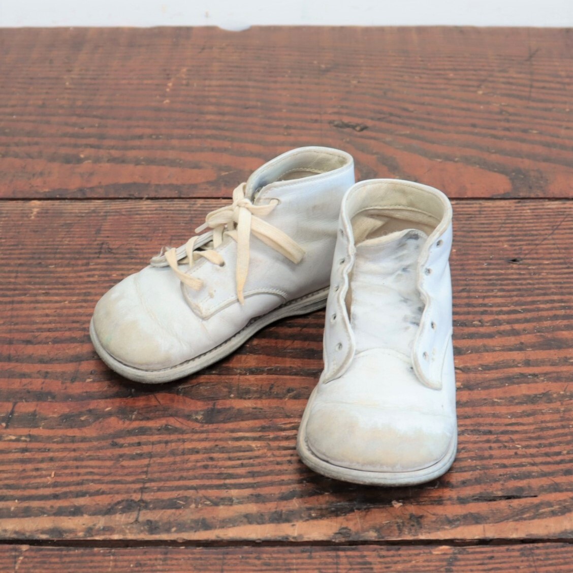 #3488 アメリカ アンティーク キッズシューズ レザー ナースリーシューズ ヴィンテージ ディスプレイ 雑貨 靴 コレクション 拍卖