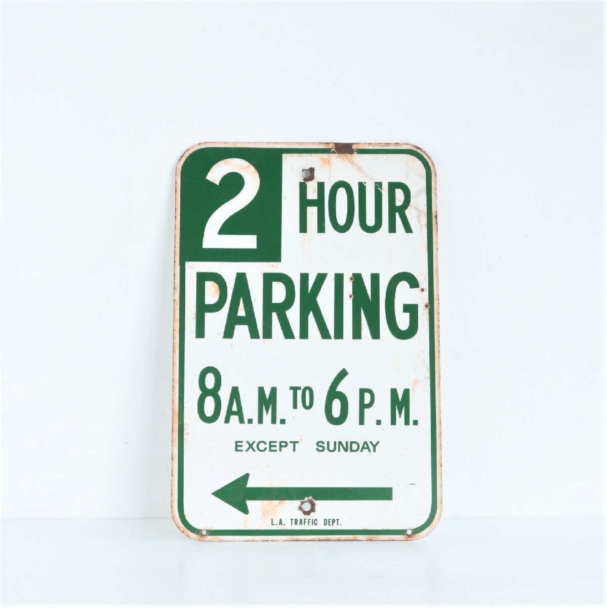 ヴィンテージ ホーロー看板/標識 パーキング サイン 壁面装飾 ディスプレイ ガレージ USA インダストリアル アメリカ#402-249-647拍卖