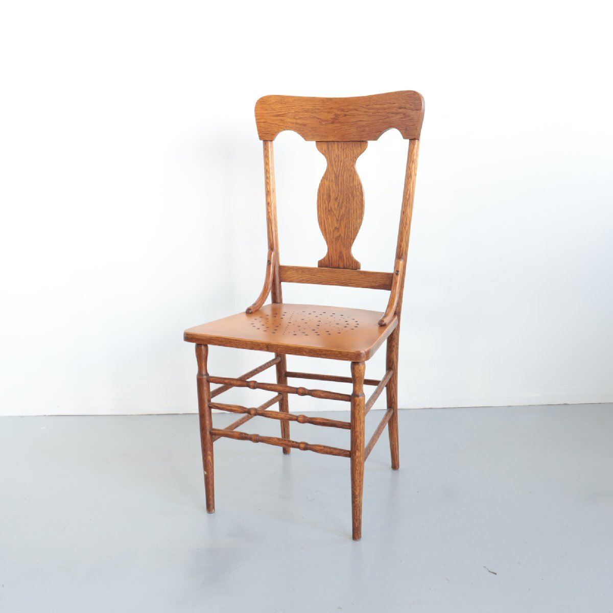 アメリカ アンティーク ダイニングチェア【#4921】ヴィンテージ オーク 椅子 チェア 店舗什器 ディスプレイ 木製 インテリア拍卖