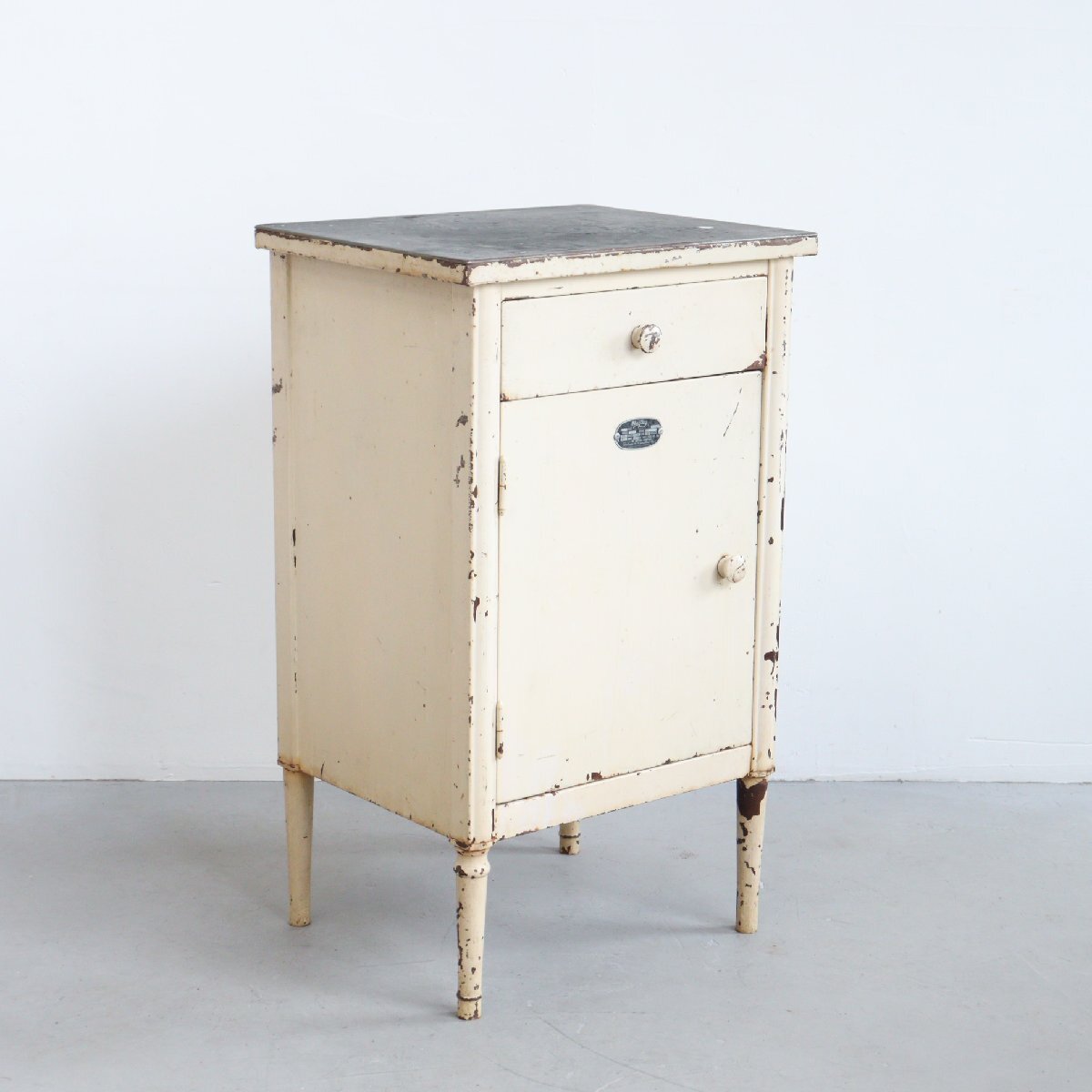 ヴィンテージ スチール製 キャビネット/アメリカ 収納 ガレージ 店舗什器 インダストリアル 引き出し アンティーク#705-55-33-66拍卖