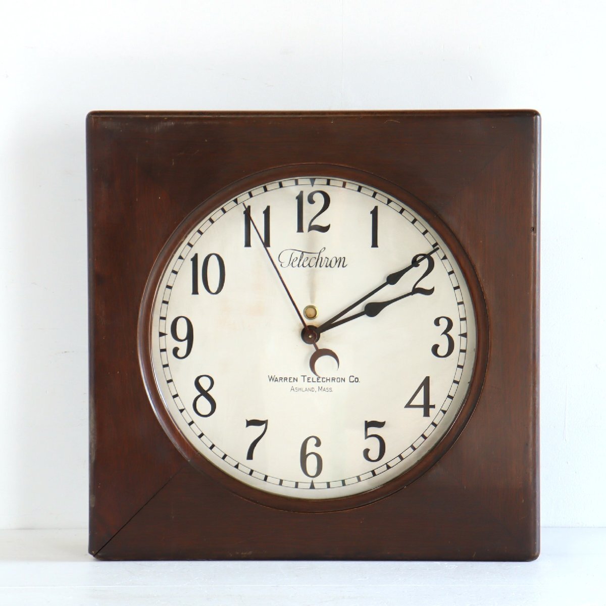 20s WARREN TELECHRON ヴィンテージクロック / アメリカ ヴィンテージ テレクロン 壁掛け時計 ウォールクロック #705-90-259-474拍卖