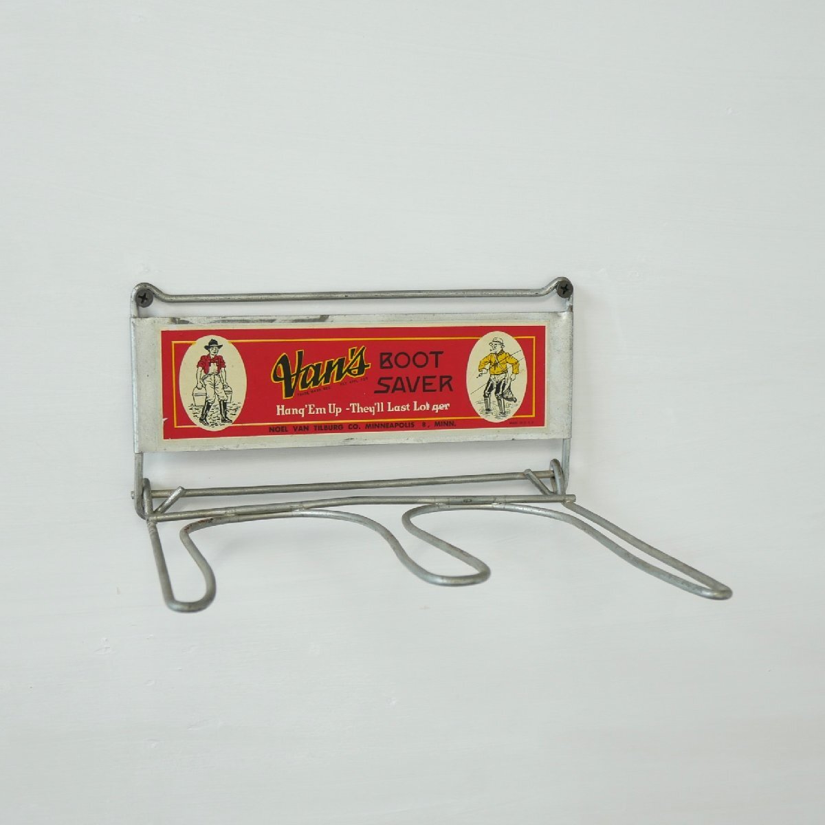 60s ヴィンテージ Van's BOOT SAVER ワイヤーラック / アメリカ ブーツサーバー 店舗什器 ディスプレイ #606-10-100-118拍卖