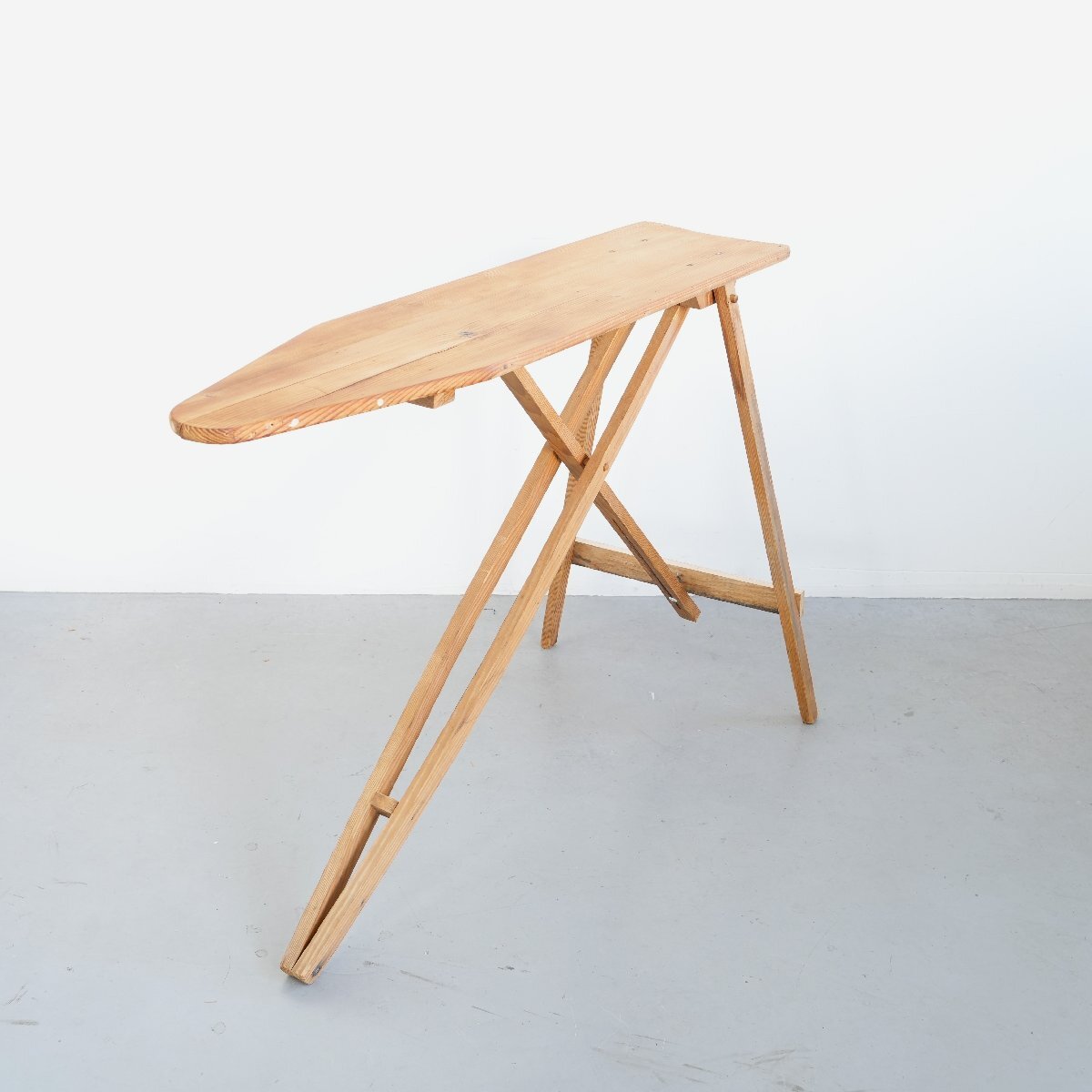 50s ヴィンテージ アイロン台/ アメリカ 折りたたみ アイロンテーブル 店舗什器 キャンプ アウトドア アンティーク#705-25-75-751拍卖