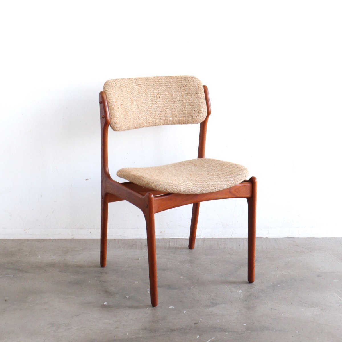 ヴィンテージ model49 エリックバック ダイニングチェア / 北欧 Erik Buch デンマーク ミッドセンチュリー 椅子 #602-100-71-143拍卖