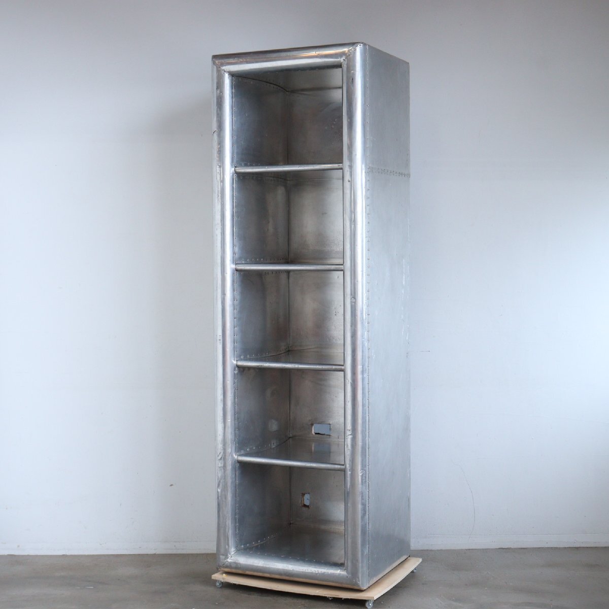 希少! TIMOTHY OULTON アビエーター ブラックホーク 5段シェルフ/ヴィンテージ 棚 店舗什器 収納 イギリス#602-100-108-409拍卖