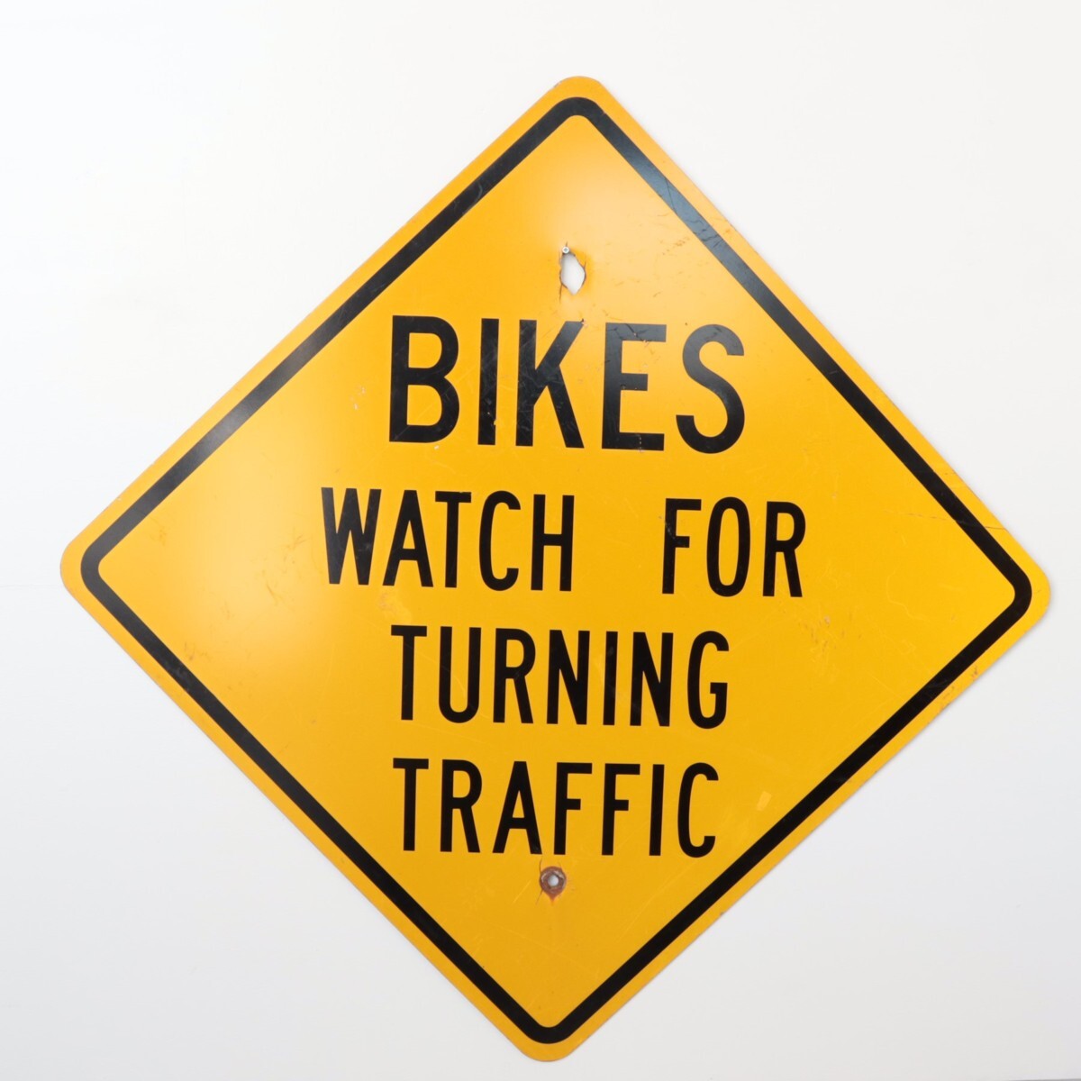 #4057 アメリカ ヴィンテージ ロードサイン 注意 案内標識 看板 ストリートサイン ディスプレイ インダストリアル ガレージ拍卖