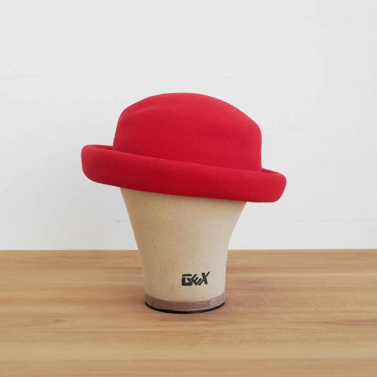 ヴィンテージ 布製 ヘッドトルソー / アメリカ アンティーク 帽子 型 ハット モールド マネキン ディスプレイ小物 #610-20-340-46拍卖