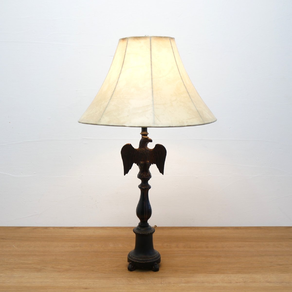 ヴィンテージ イーグルモチーフ テーブルランプ / アメリカ メタル製 アンティーク照明 #702-25-272-672拍卖