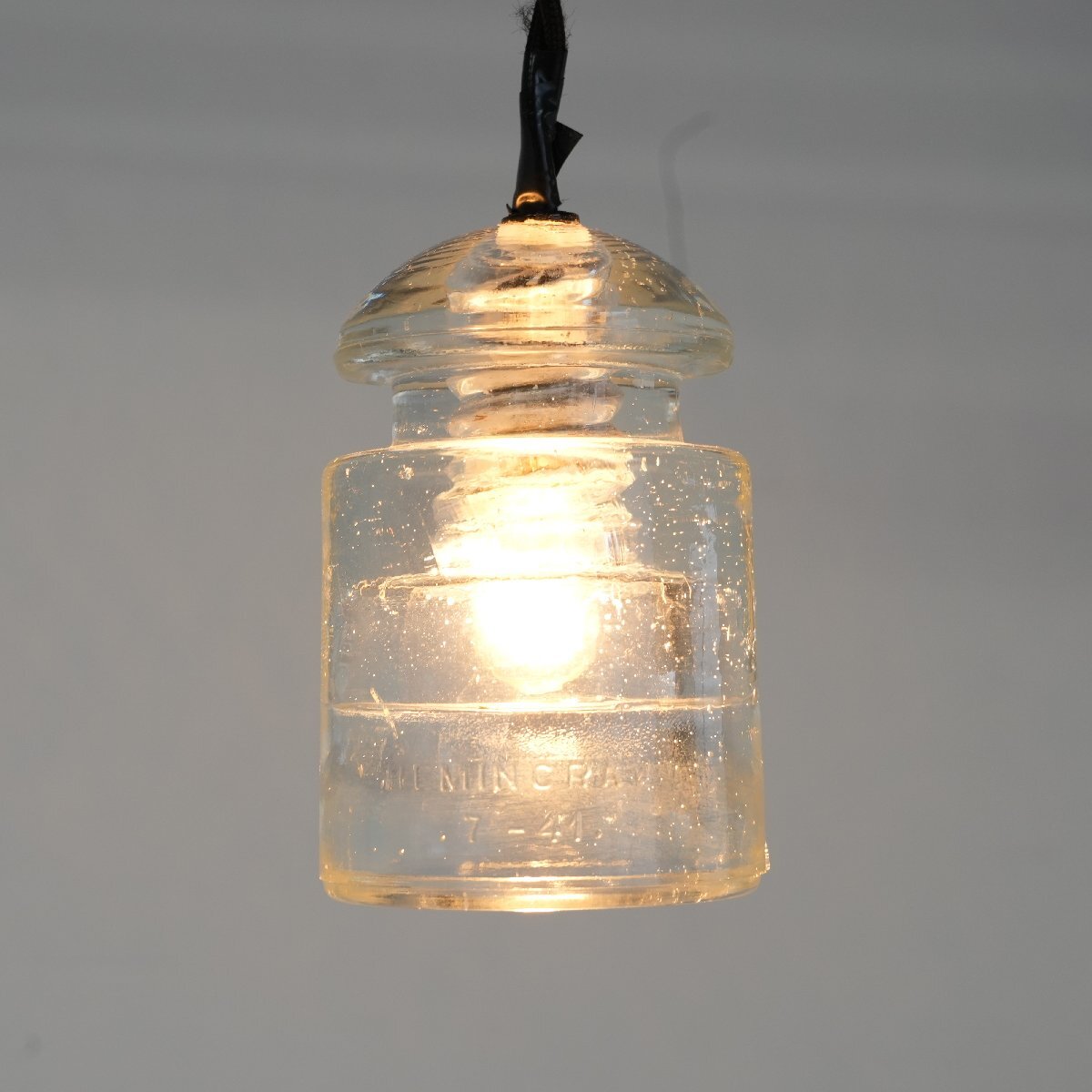 HEMINGRAY C.S.A ヴィンテージ インシュレーター ペンダントランプ /吊下げランプ 照明 アンティーク 碍子 絶縁体 カフェ#705-17-036-673拍卖