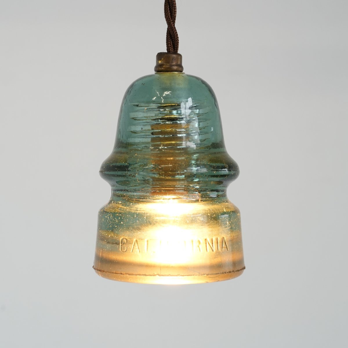 California ヴィンテージ インシュレーター ペンダントランプ / 吊下げランプ 照明 アンティーク 碍子 絶縁体 カフェ#705-17-036-669拍卖