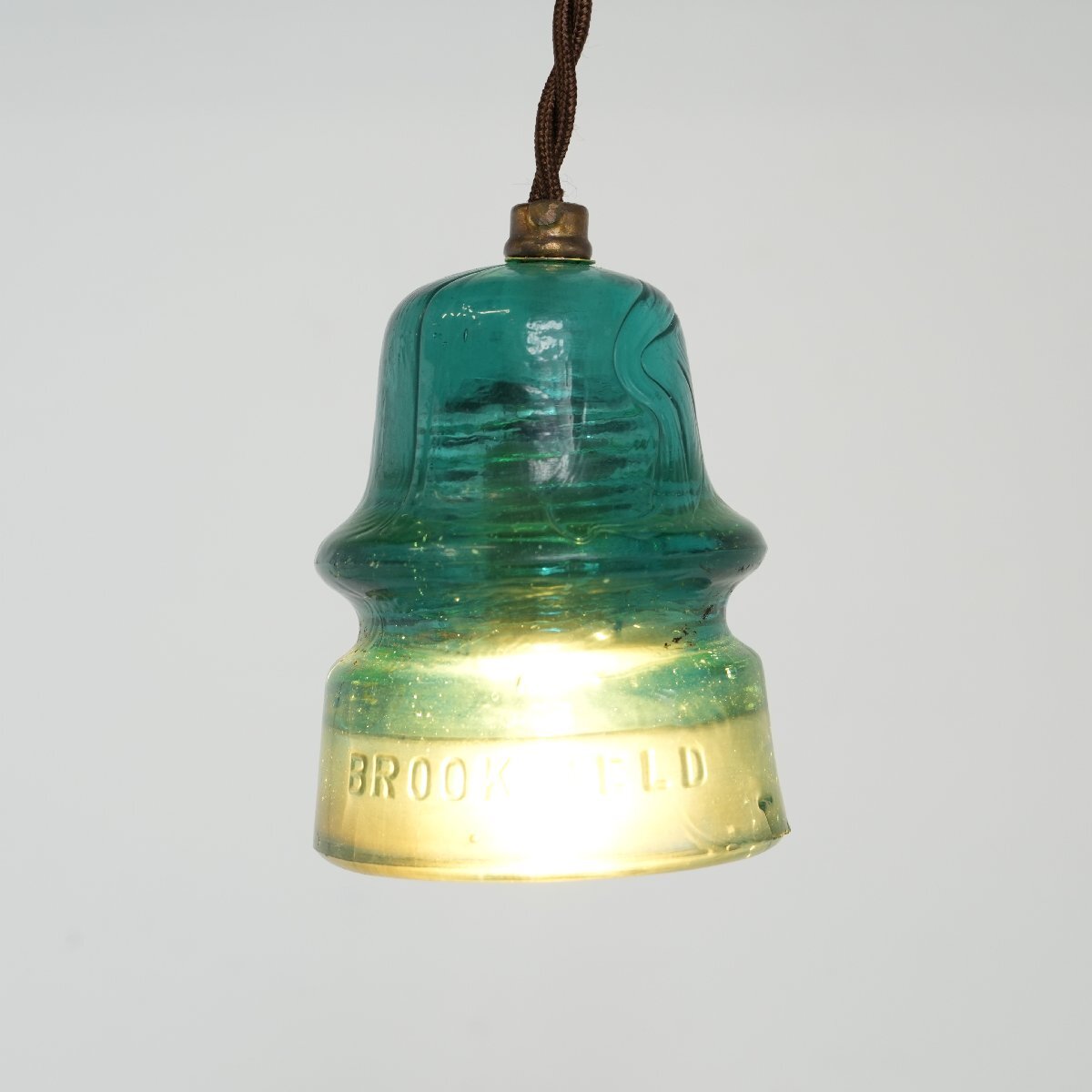 ヴィンテージ インシュレーター ペンダントランプ / ニューヨーク 吊下げランプ 照明 アンティーク 碍子 絶縁体 カフェ#705-17-036-668拍卖