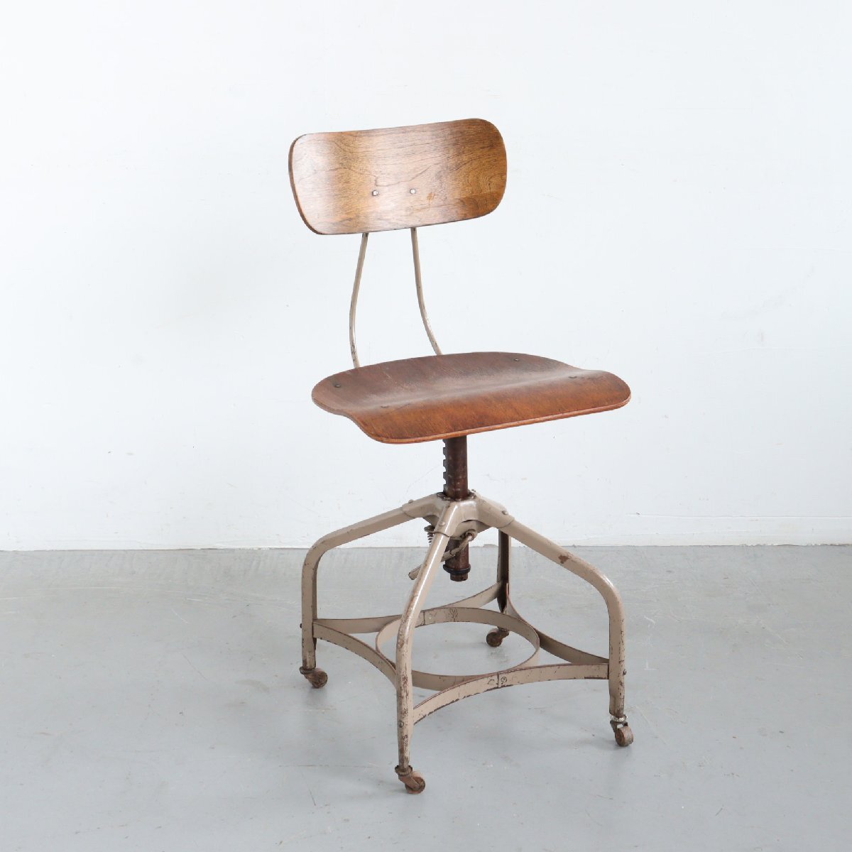 50s 60s TOLEDO ドラフティングチェア/ アメリカ トレド インダストリアル ヴィンテージ アンティーク 店舗什器 USA #702-80-039-415拍卖