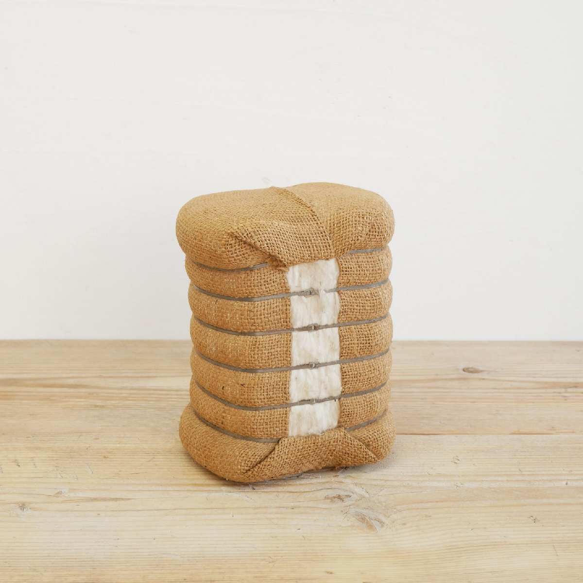 U.S.ヴィンテージ ミニチュア コットンべール / Cotton Bale アメリカ ミシシッピ 綿俵 綿花 ディスプレイ小物 #506-039-978拍卖