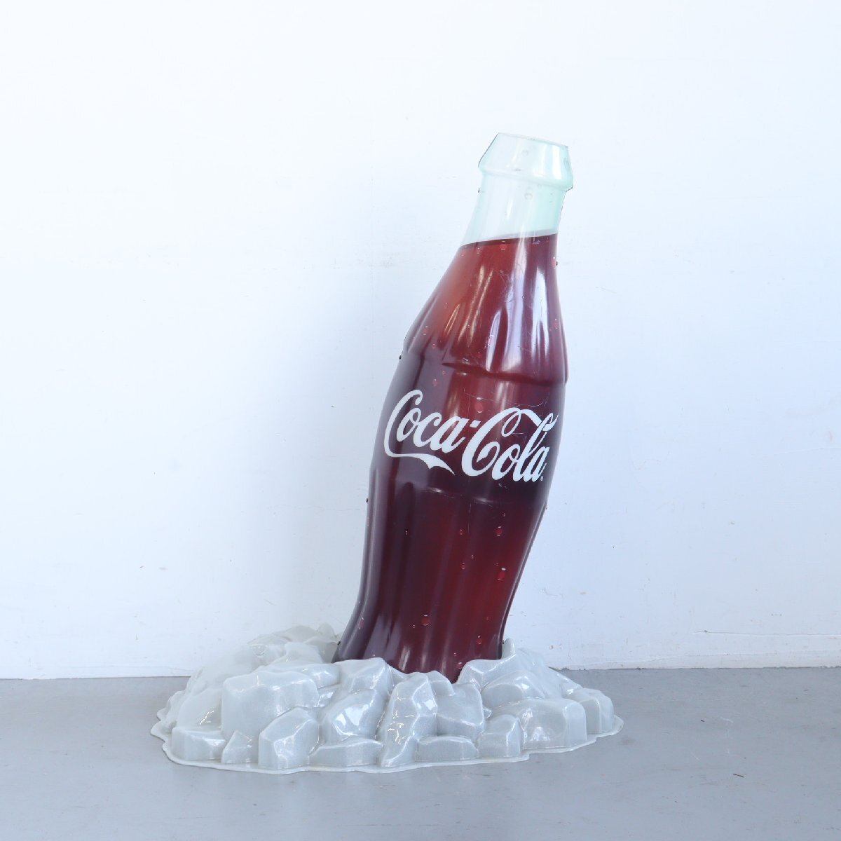 ヴィンテージ Coca-Cola オブジェ/アメリカ ディスプレイ プラスチック ガレージ BAR 置物 コカ・コーラ#702-55-10-456拍卖