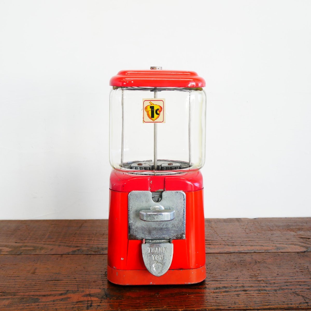 1940's アメリカ ヴィンテージ ACORN ガムボールマシン / 1¢コイン ガチャガチャ ディスプレイ小物 1点もの #506-187-860拍卖