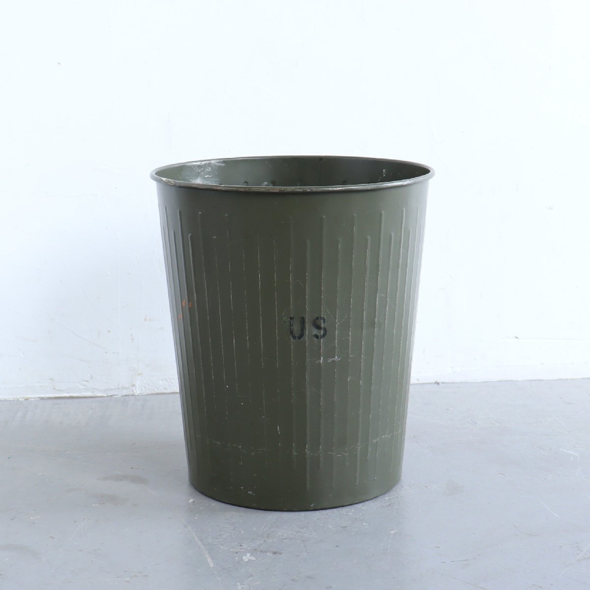 THE WITT COMPANY No.4 スチールダストボックス / ゴミ箱 インダストリアル ディスプレイ 小物 USA オフィス インテリア #702-40-163-172拍卖