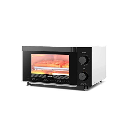 COMFEE' オーブントースター 4枚焼き 12L イマー設定 1200W 上下ヒーター トレー付き お手入れ簡単 省スペース設計 CF-AC121拍卖