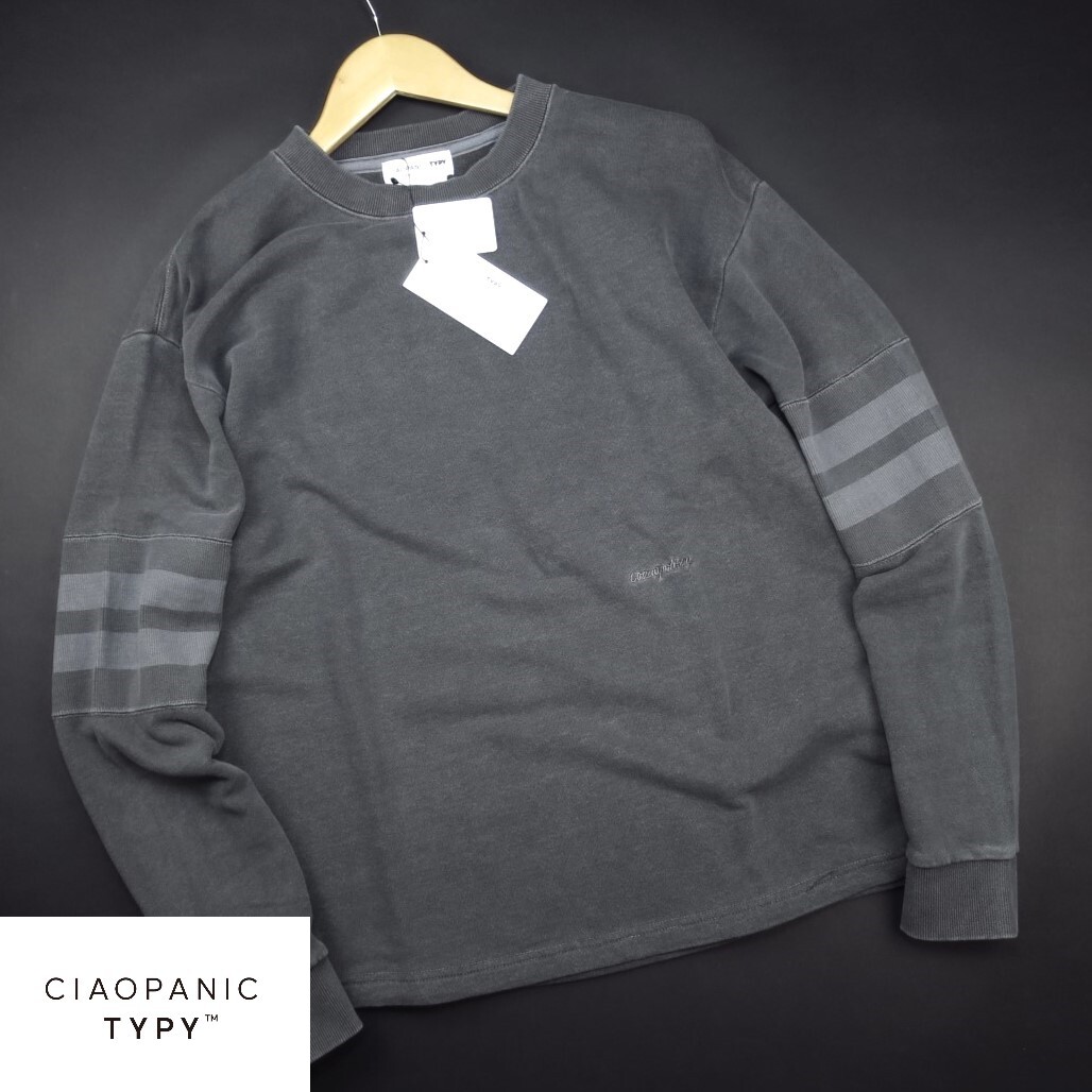 新品 ■ チャオパニック CIAOPANIC TYPY 裏毛ワンポイント刺繍プルオーバー306A10/チ/【M】¥5,940拍卖