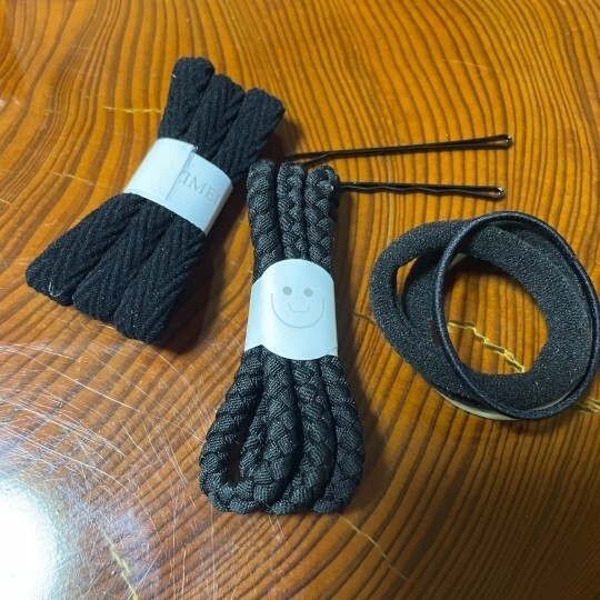 ▲ヘアゴム ヘアピン おしゃれ 髪留め ヘアアクセサリー 大人 髪ゴム 黒拍卖