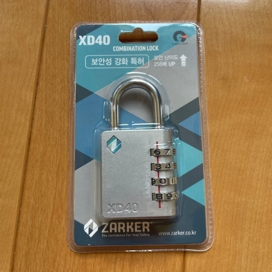 ▲南京錠 4桁 ダイヤル式 金属 XD40 防犯 拍卖