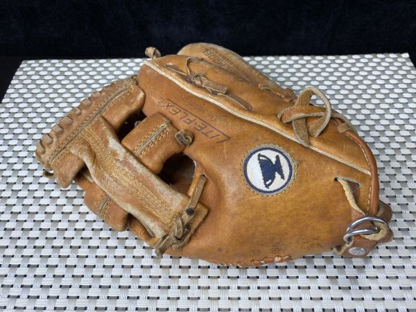 sn★Mizuno ミズノ グローブ valour LIFE FLEX プロフェッショナルモデル 軟式用 右投げ 中古 レトロ 現状品★拍卖