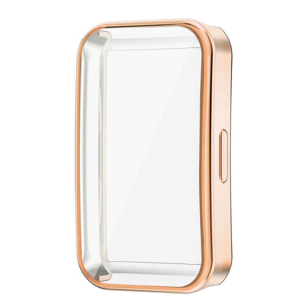 HUAWEI Band 9 Band 8 ファーウェイ バンド 9 8 保護カバー ソフトカバー 全面保護 スマートウォッチ 画面保護 簡単装着 ピンクゴールド拍卖