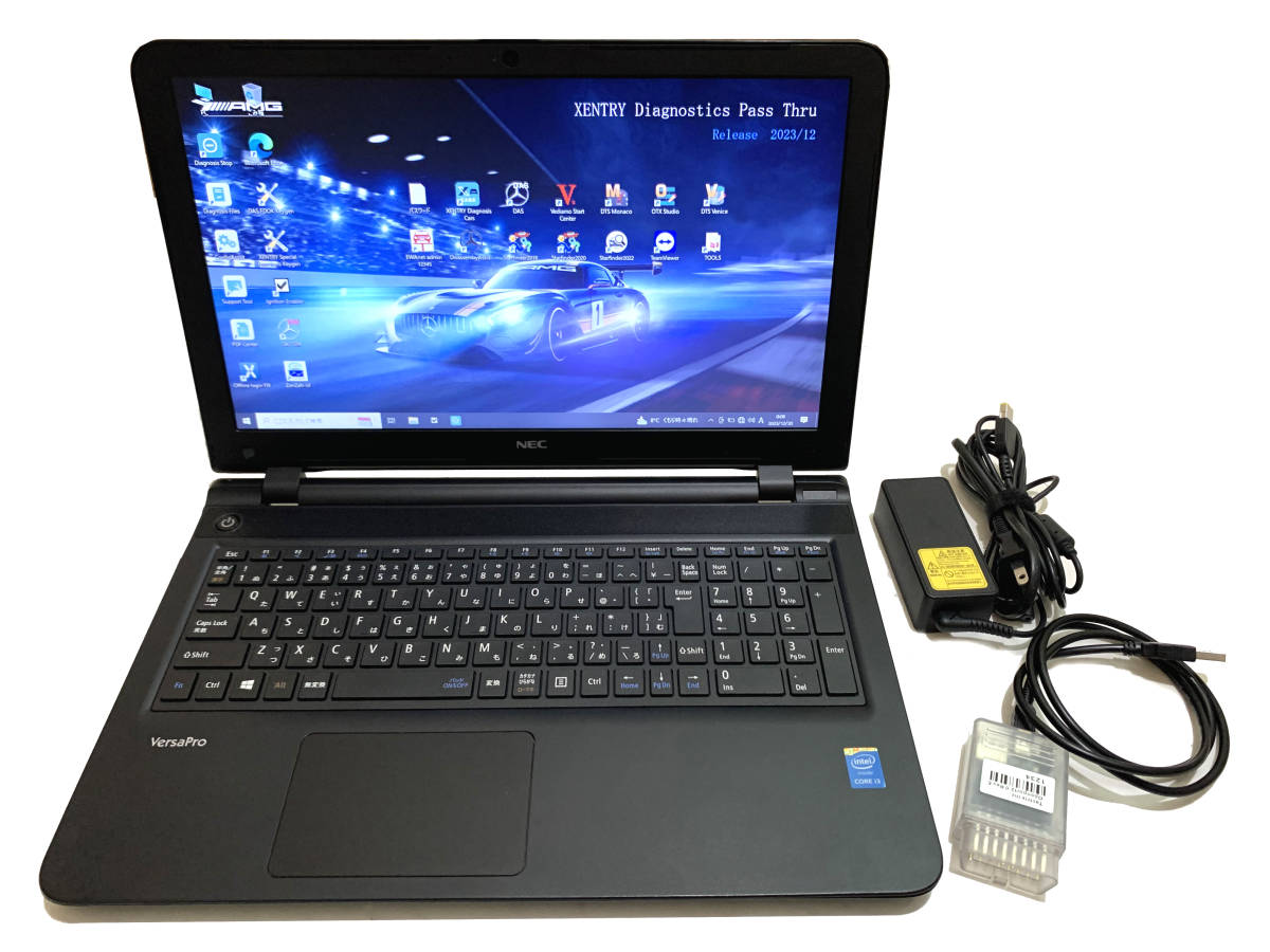 最新 2025.03 ベンツ診断機 日本語版 XENTRY PassThru DAS Vediamo DTS MONACO ディーラー診断機 ベンツテスター パススルー ZenZefi証明書拍卖