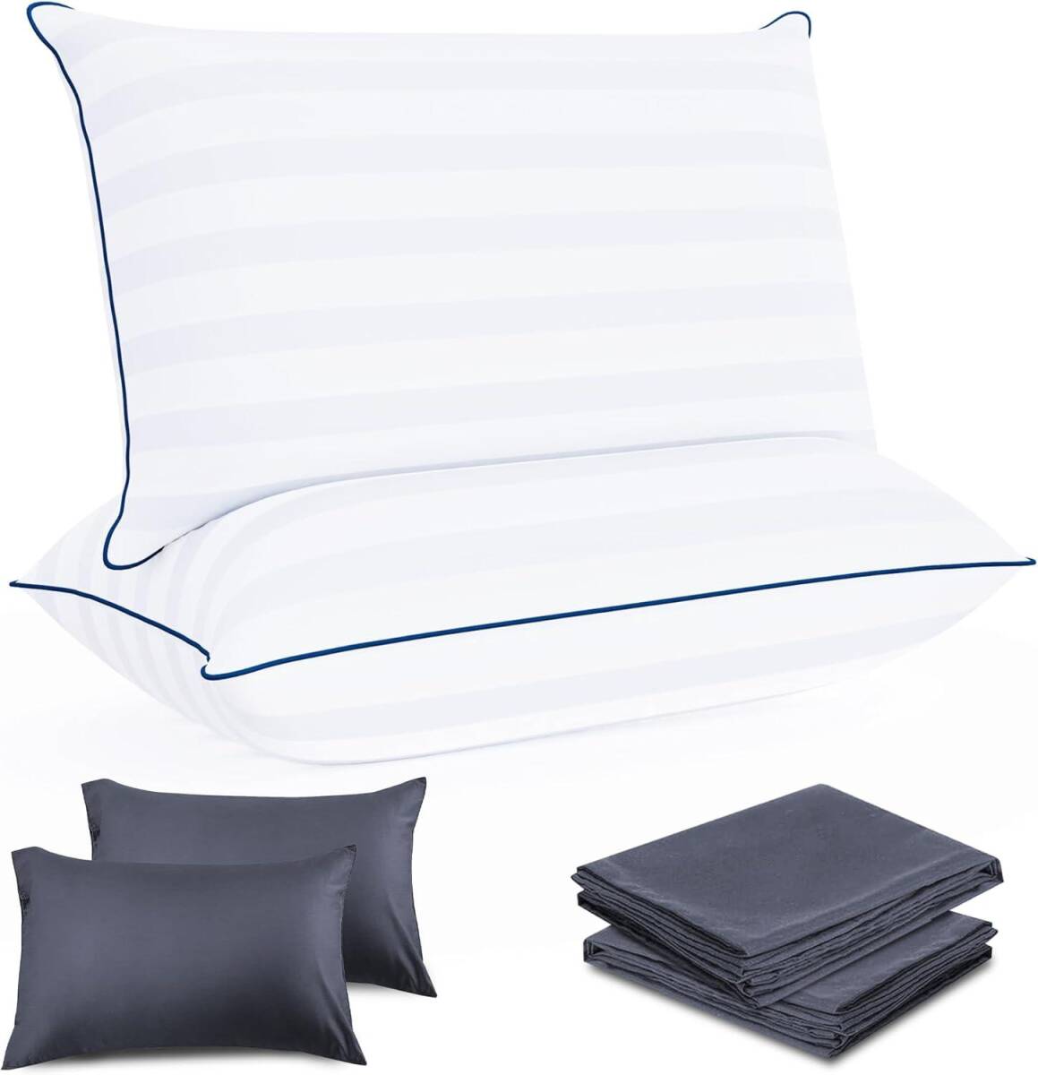 枕 YIDIHO まくら ホテルまくら 3D綿 通気性 肌触り良い 高反発枕 睡拍卖