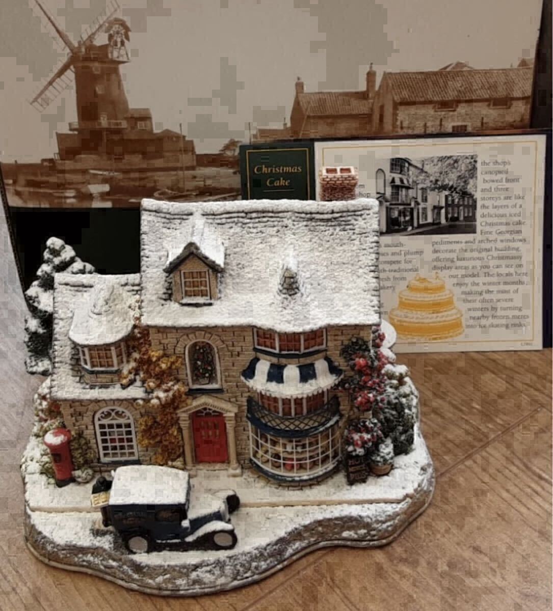 新品同様】リリパットレーン LILLIPUT LANE special edition 2001 クリスマスケーキ イギリス 英国 ハンドメイド ミニチュアハウス 廃盤拍卖