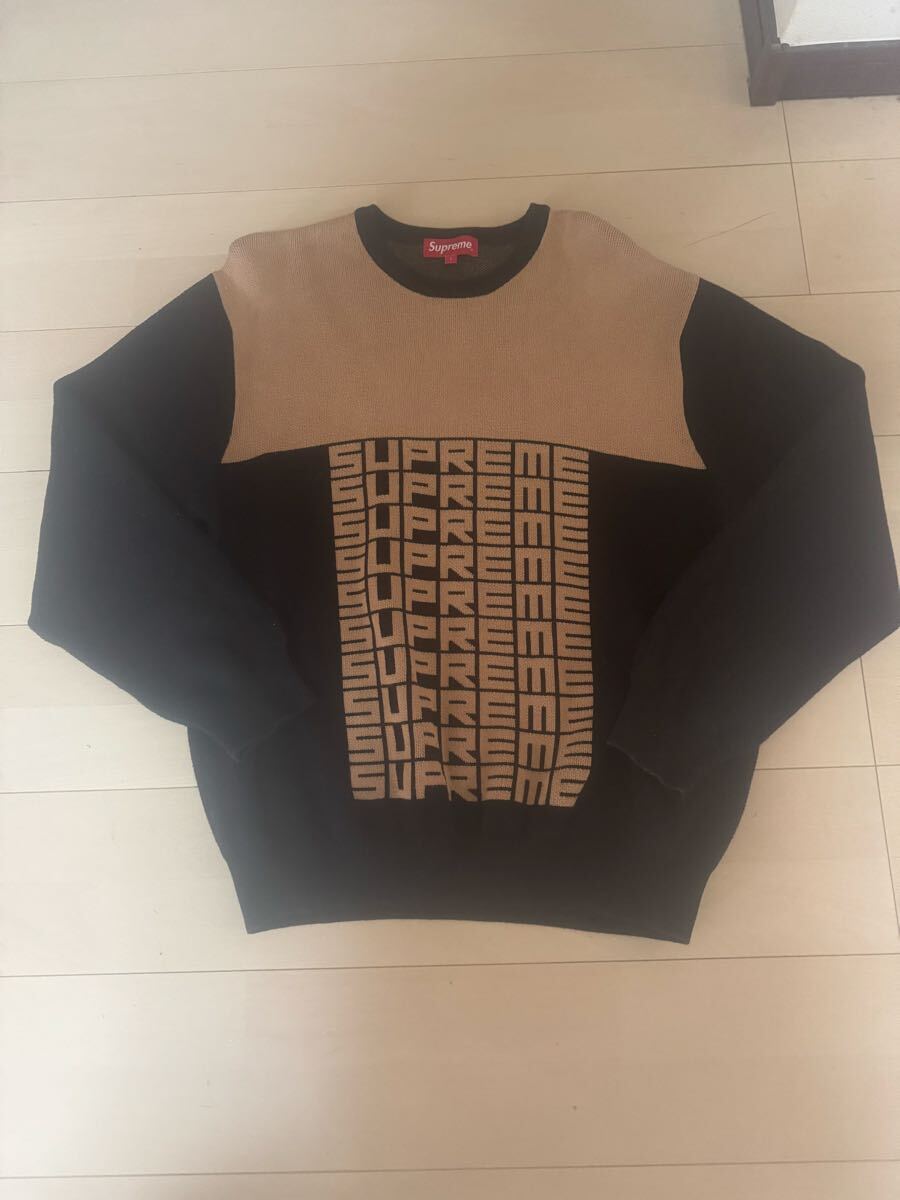 supreme シュプリーム ニット セーター Lサイズ拍卖