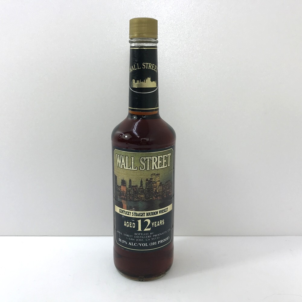 ●【同梱不可】【80】未開栓 WALL STREET AGED 12 YEARS ウィールストリート バーボン 50.5% 750ml 本体のみ拍卖
