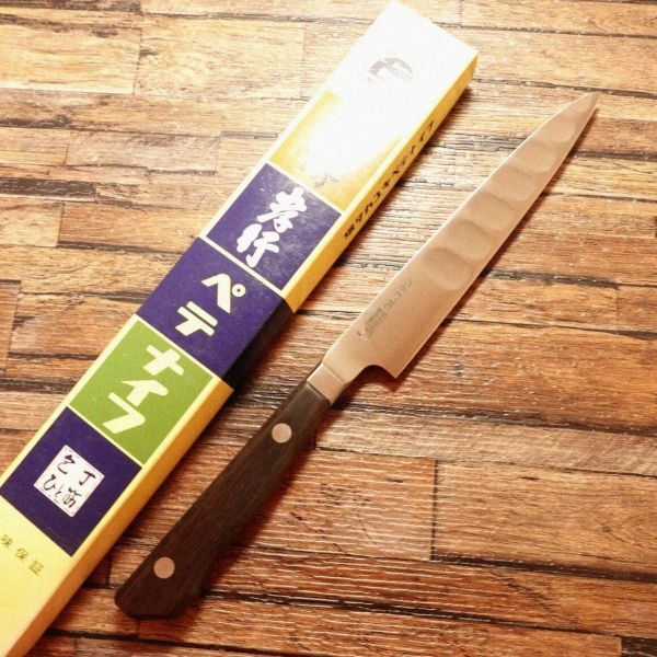 グレステン ペティナイフ 果物包丁 別箱付き 未使用保管品 Glestain 145mm拍卖