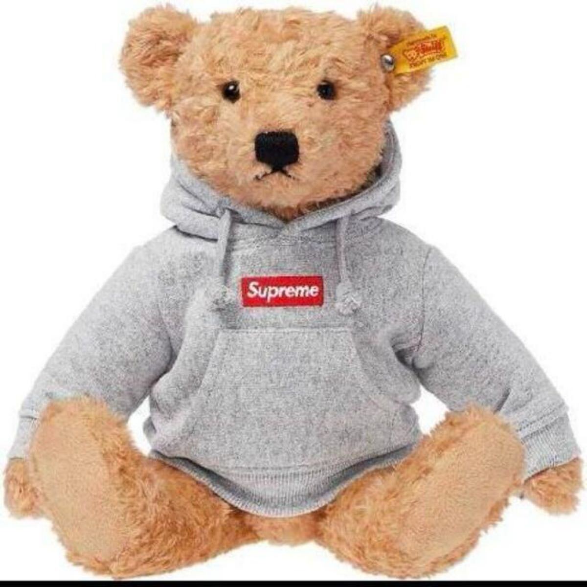 Supreme Steiff Bear テディベア シュプリーム シュタイフ ぬいぐるみ フィギュア box logo hooded sweatshirt拍卖
