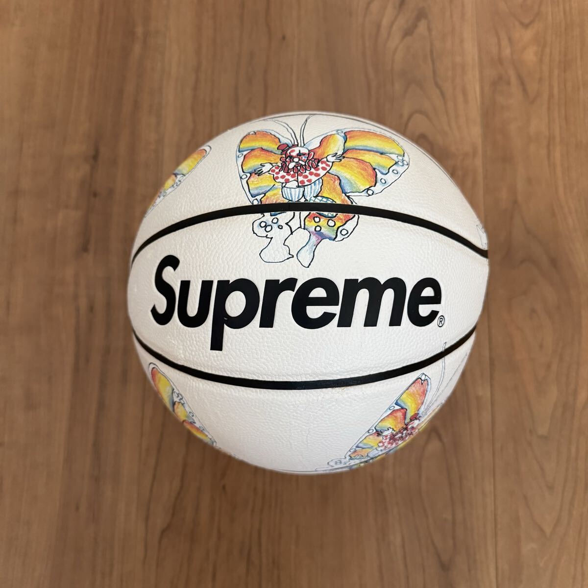 Supreme basketball バスケットボール マークゴンザレス スポルディング box logo jordan Mark Gonzales拍卖