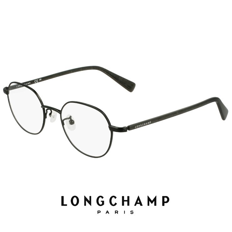 新品 レディース ロンシャン メガネ lo2502j-002 48mm longchamp 眼鏡 多角形フレーム チタン コンビネーション ジャパンフィットモデル拍卖