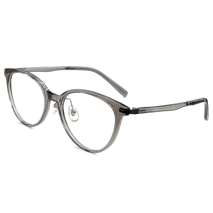 新品 メガネ 9331-3 メンズ レディース ユニセックス 眼鏡 おしゃれ ボストン ウェリントン ボスリントン型 フレーム クリアグレー拍卖