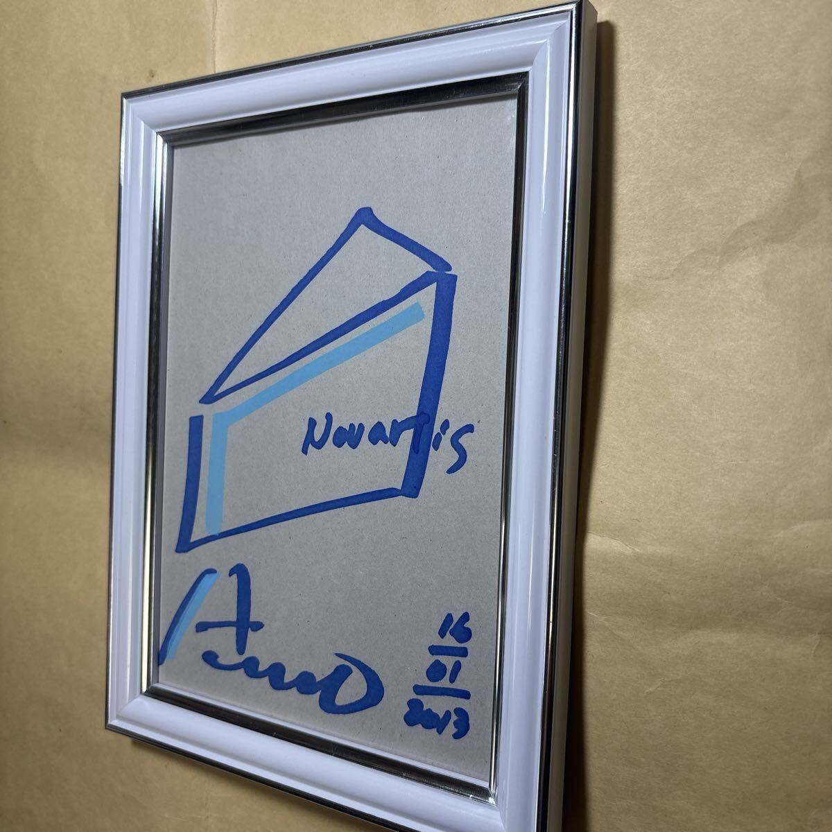 サイン 安藤忠雄 ノバルティス拍卖