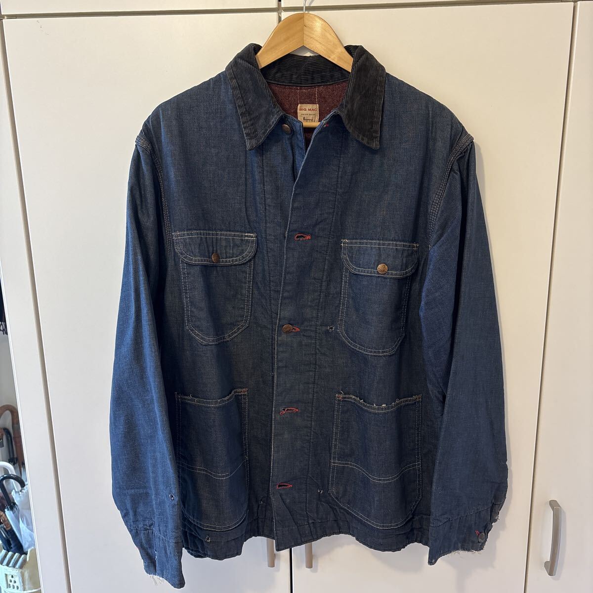 60s BIG MAC デニムカバーオール ヴィンテージ USA製 ジャケット PENNY’S 40s50s60s拍卖