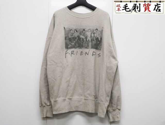 セントマイケル SAINTMICHAEL 25SS FRIENDS CREW NECK SWEAT SM-HR8-0000-C58 サイズXL 【拍卖