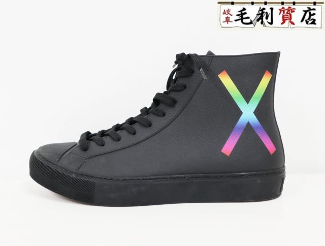 ルイヴィトン LOUIS VUITTON タイガ レインボー タトゥーライン ハイカットスニーカー サイズ6.5 美品 【中古】 スニーカー拍卖