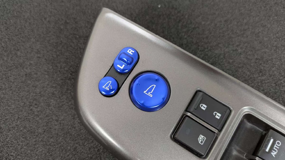 デザイン性UP♪ ドアミラー スイッチ カバー 青 オデッセイ RC4 RC5 ハイブリッド e:HEV アブソルート EX ブラックエディション拍卖