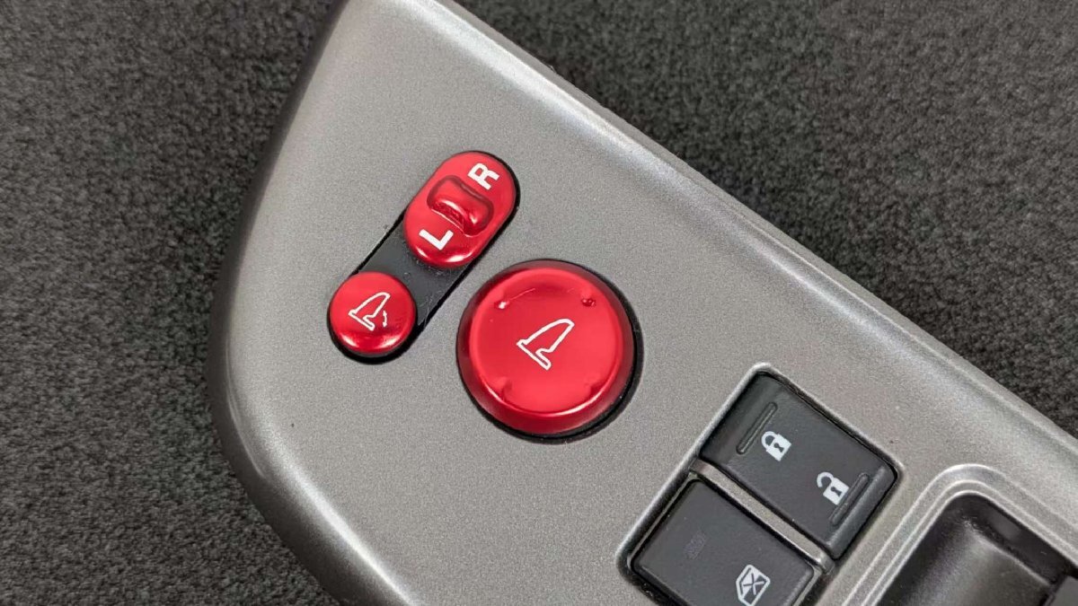 デザイン性UP♪ ドアミラー スイッチ カバー 赤 シビック FC1 FK7 FK8 セダン ハッチバック タイプR ホンダセンシング リミテッドED拍卖