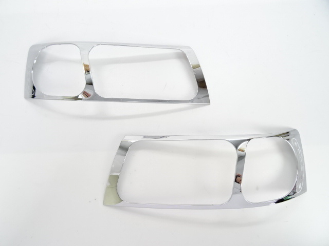 鏡面仕上げ♪ トヨタ メッキ ヘッドライト ヘッドランプ リング リム プロボックス NCP50V NCP51V NCP52V NCP55V NCP58G NCP59G 02~14拍卖