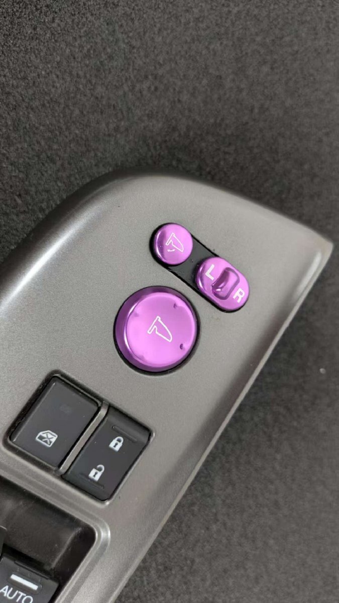 デザイン性UP♪ ドアミラー スイッチ カバー 紫 インサイト ZE4 LX EX ブラックスタイル プライムスタイル拍卖