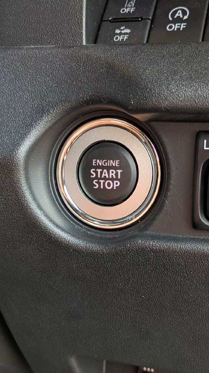 デザイン性UP♪ エンジン スターター スイッチ リング 銀 ワゴンRスマイル MX81S MX91S G ハイブリッドS ハイブリッドX拍卖