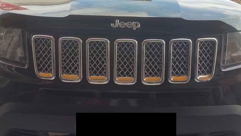鏡面仕上げ♪ メッキ グリル ガーニッシュ ジープ コンパス MK49 MK4924 スポーツ リミテッド アルティテュード ガーニッシュ拍卖
