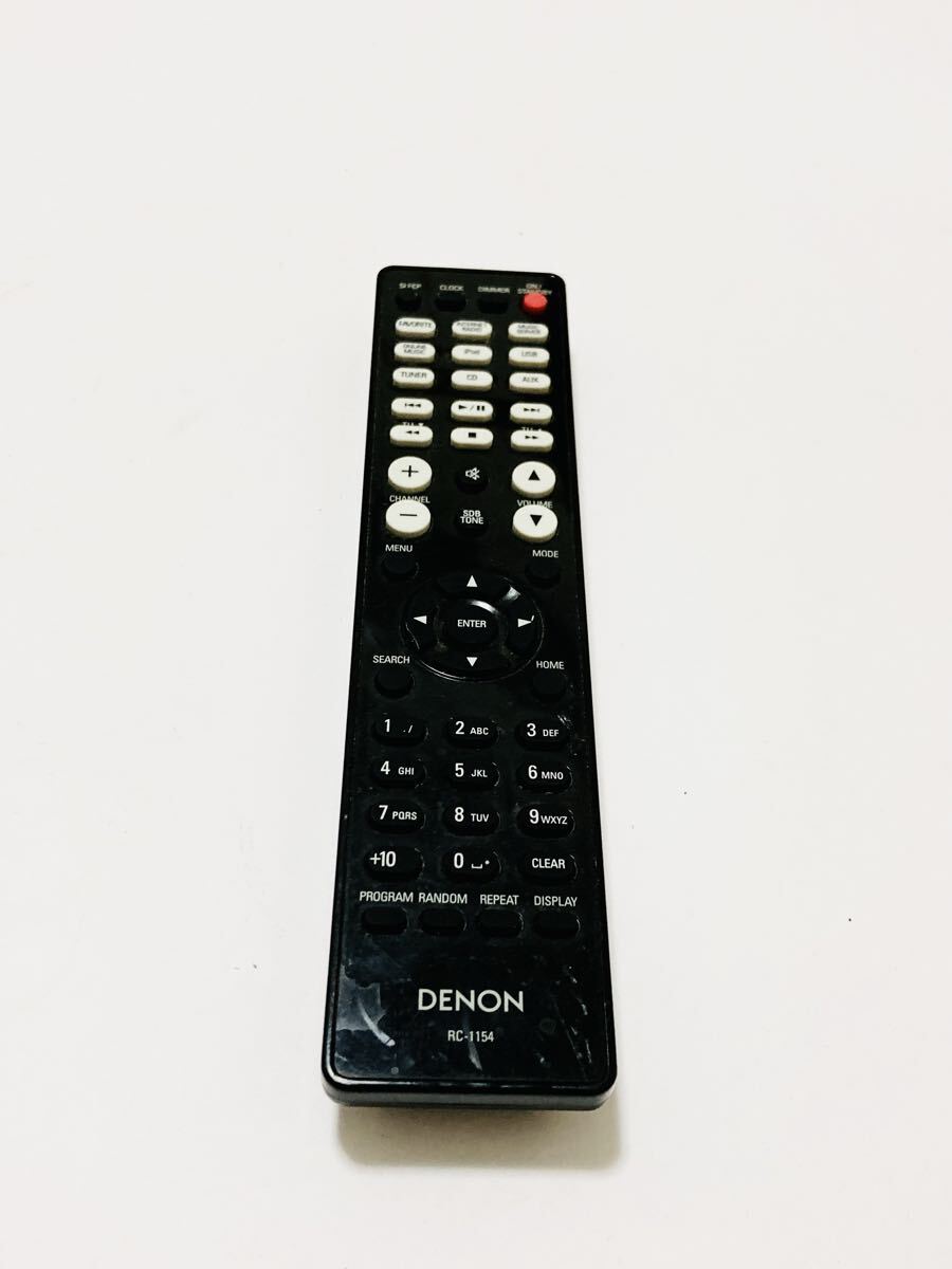 553 即日発送 RC-1154 DENON オーディオリモコン 動作品 拍卖
